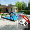 Albixon Pool Überdachung Klasik B 8 60x 4 71 Gratis Dolphin E10 Vivapool Ausve